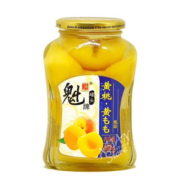 鼎牌 黄桃・黄もも 瓶詰