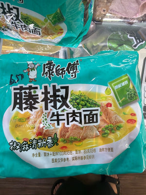 康師傅 藤椒牛肉面
